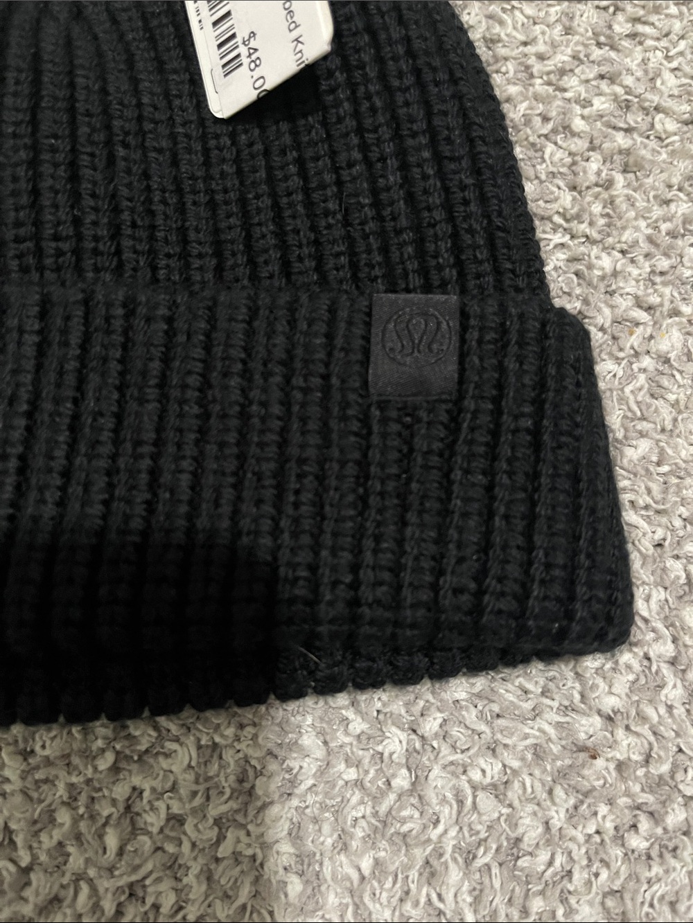 NWT- Lululemon - Close Fit Wool Blend Ribbed Knit Beanie - Picture 4 of 5